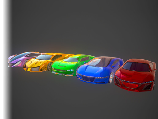 Five-Race-Cars-Models-Pack free download