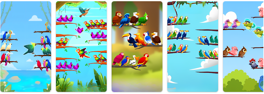 Bird Sort Color Sorting Unity Source Code