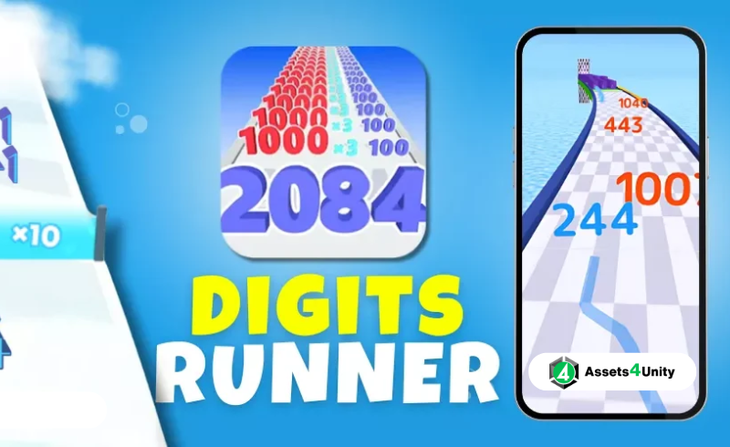 Digit Runner Game Unity Source Code