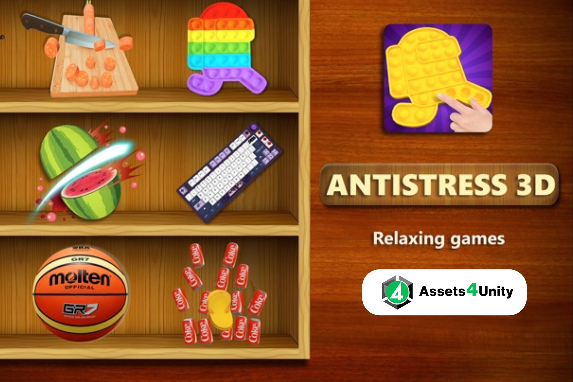 Mini Antistress Relaxing Game – Buy Unity Games