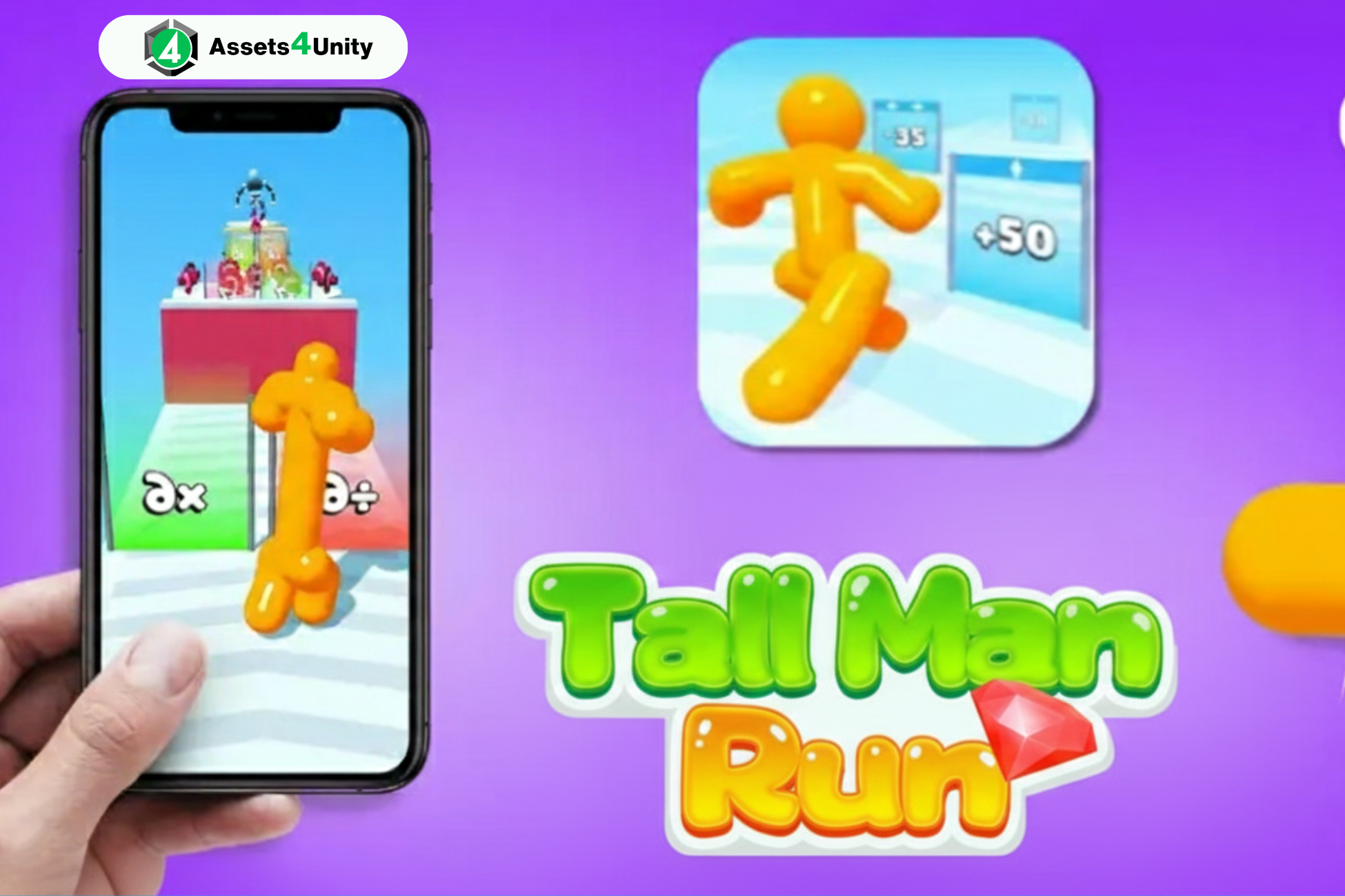Tall Man Run 3D – Blob Runner Unity Source Code
