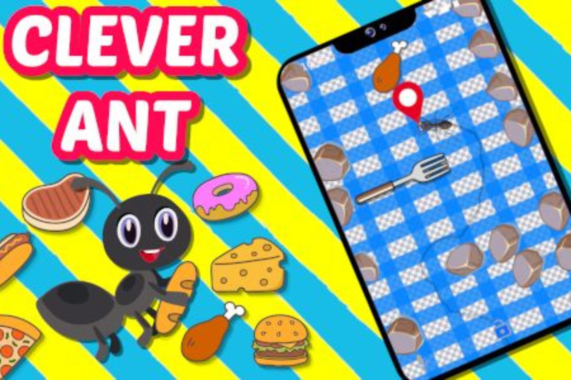 Clever Ant With 20 Levels Unity Game Source Code