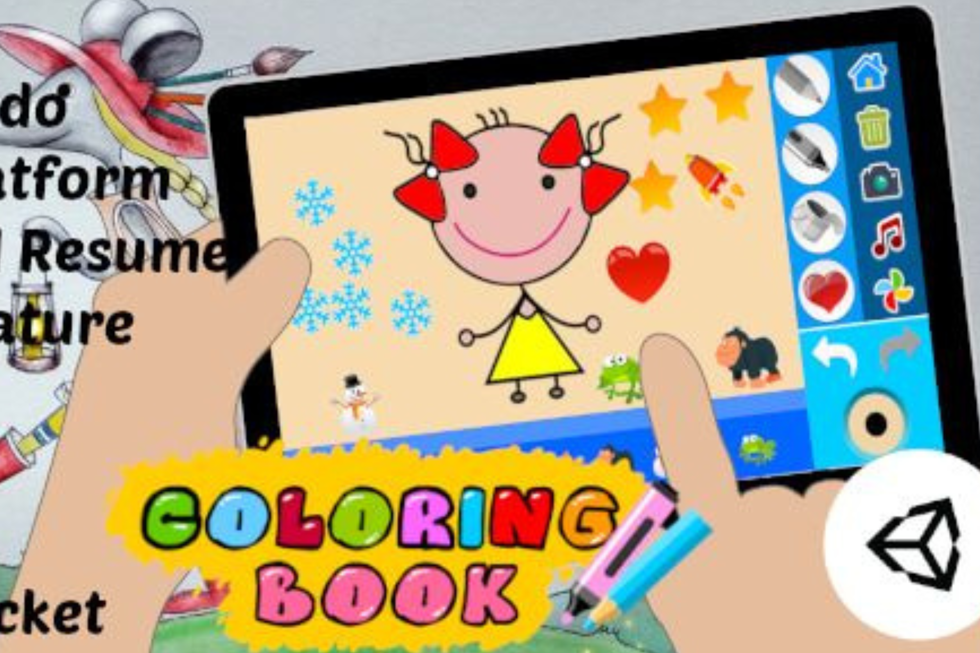 Coloring Book Kids Game | Unity Project With Admob for Android and iOS