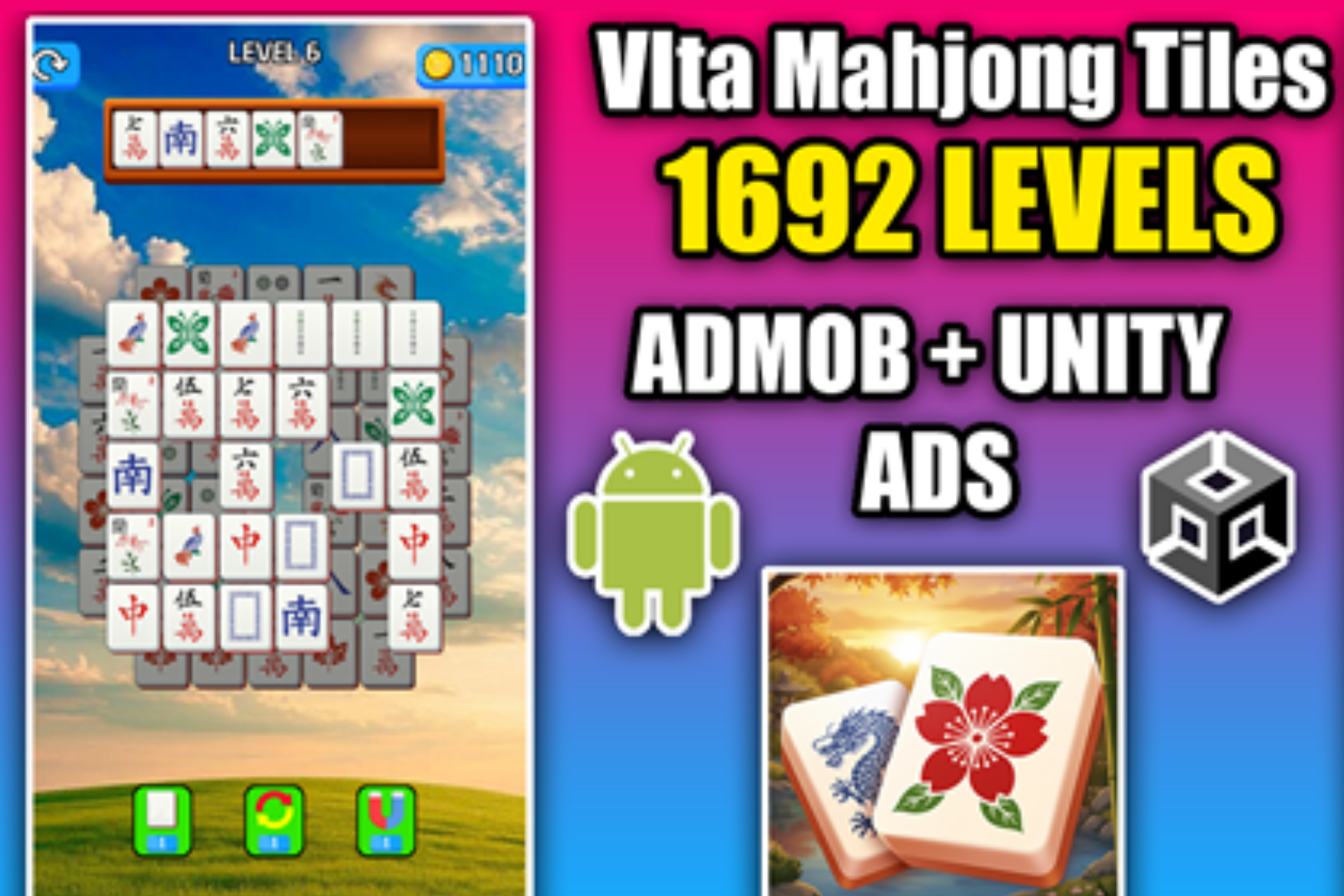 Mahjong Tile Triple Match Game Unity Source Code – Complete & Optimized