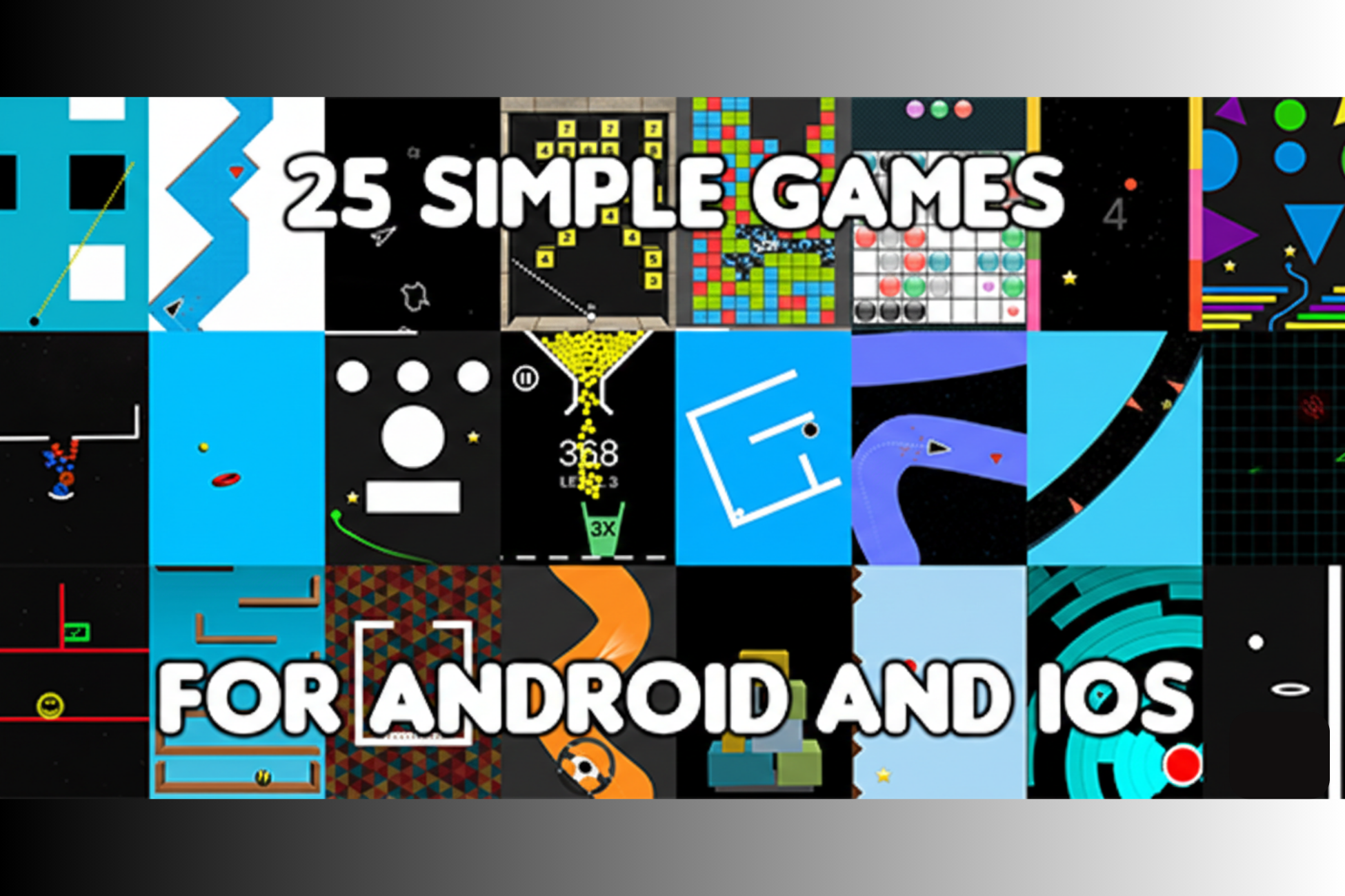 25 Simple Unity Games Source Code