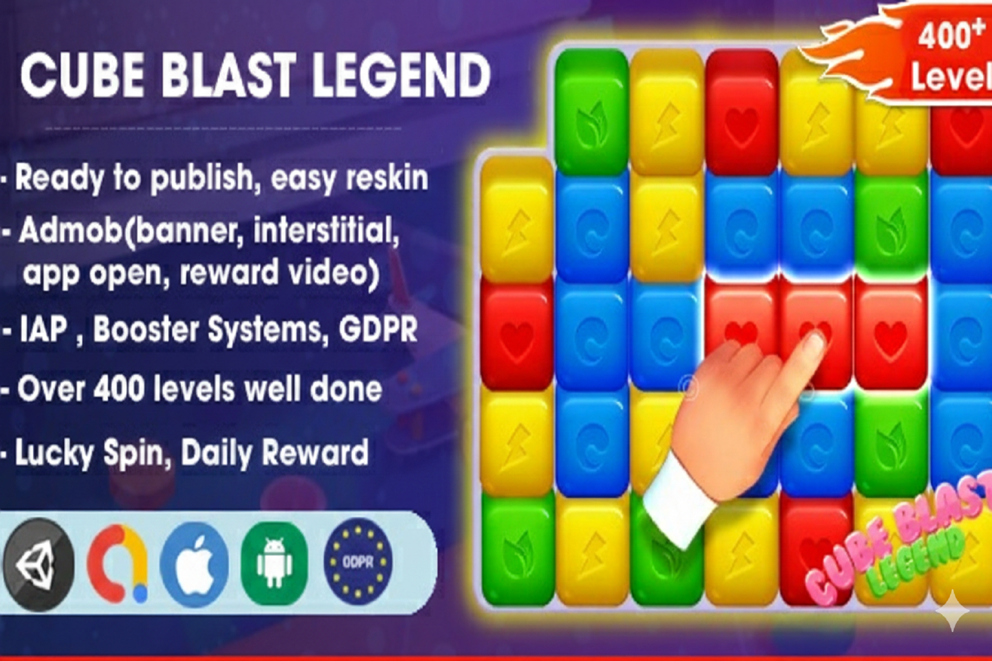Cube Blast Legend Unity Source Code