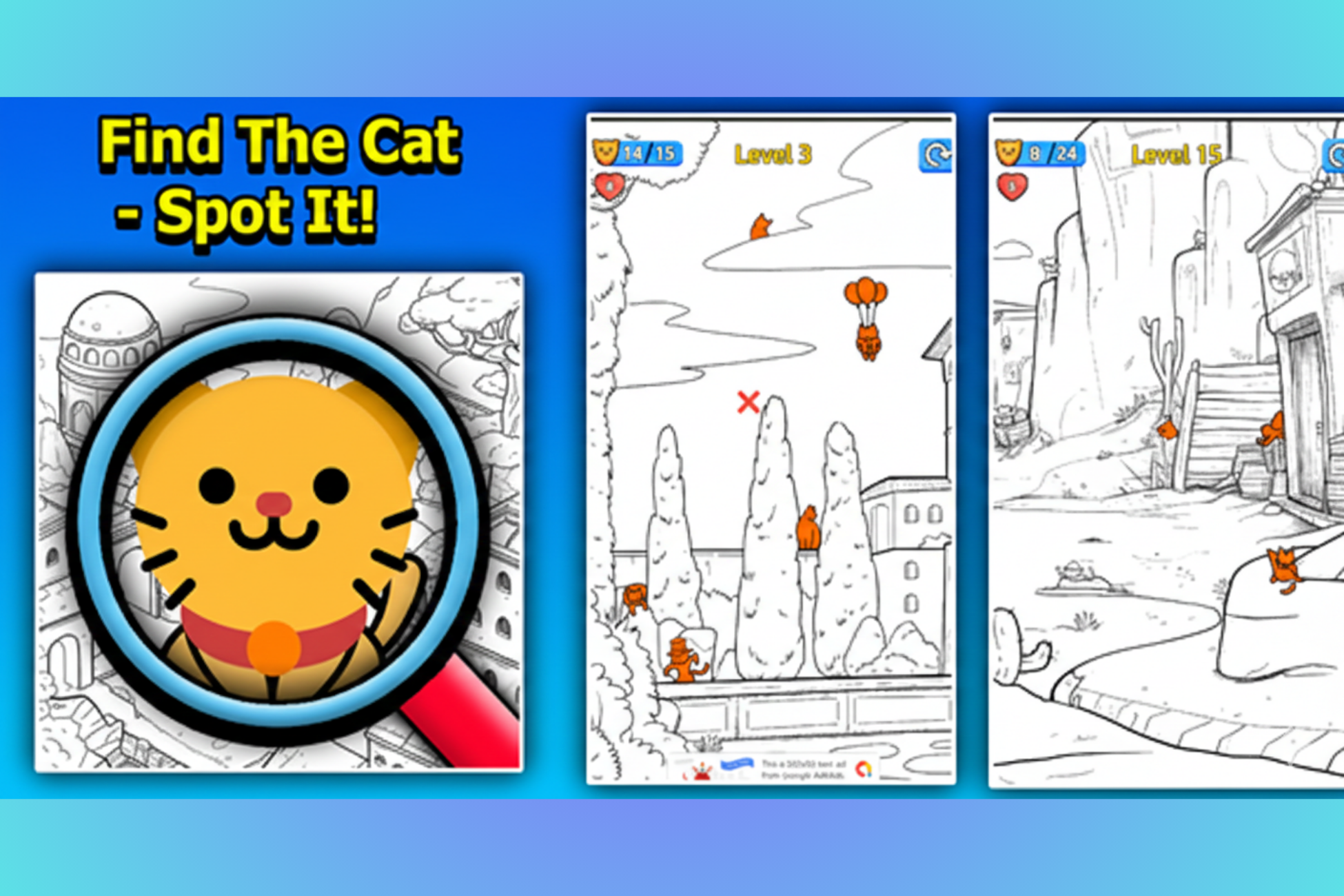 Find The Cat Game Unity Source Code