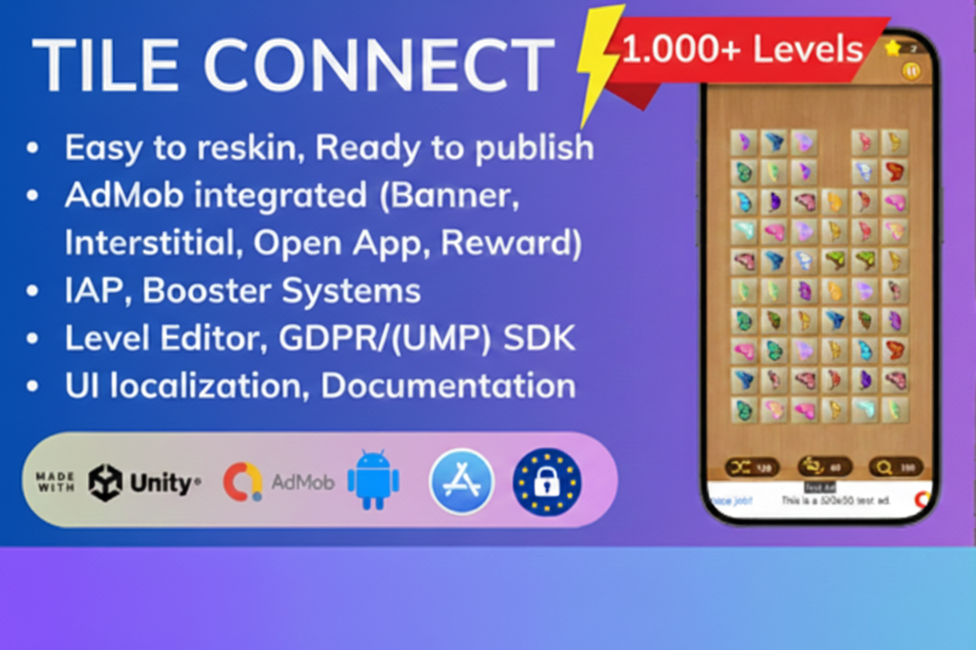 Tile Connect Unity Source Code