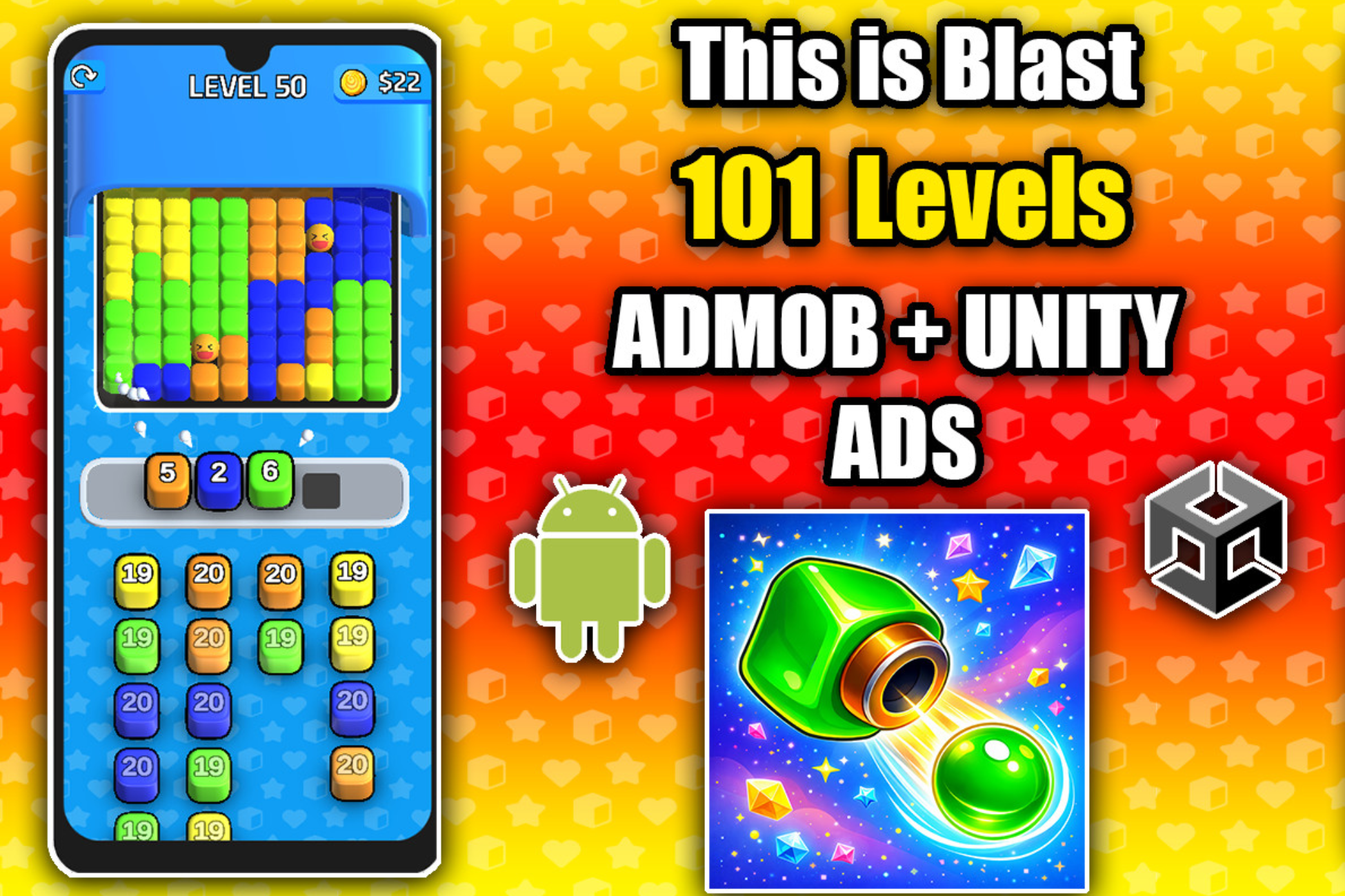 Blast Sort 3D Unity Source Code – Ultimate 101-Level Game