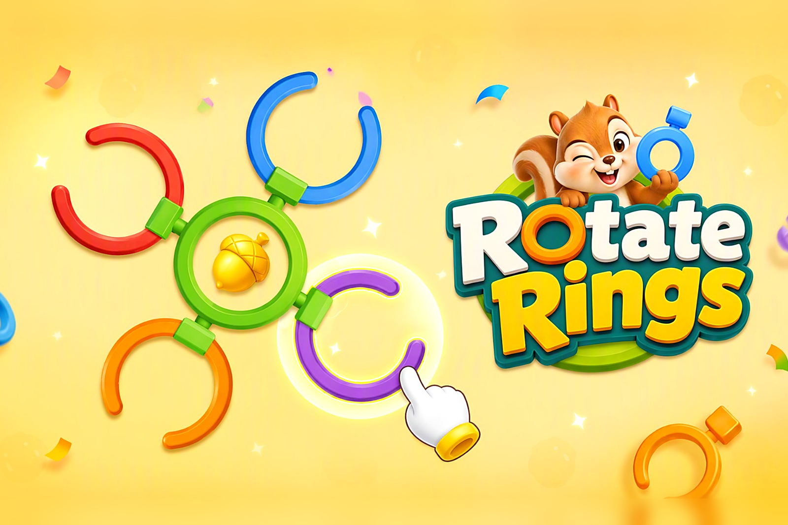 Rotate the Ring Unity Source Code – #1 Ultimate Puzzle Game Template with 100+ Levels